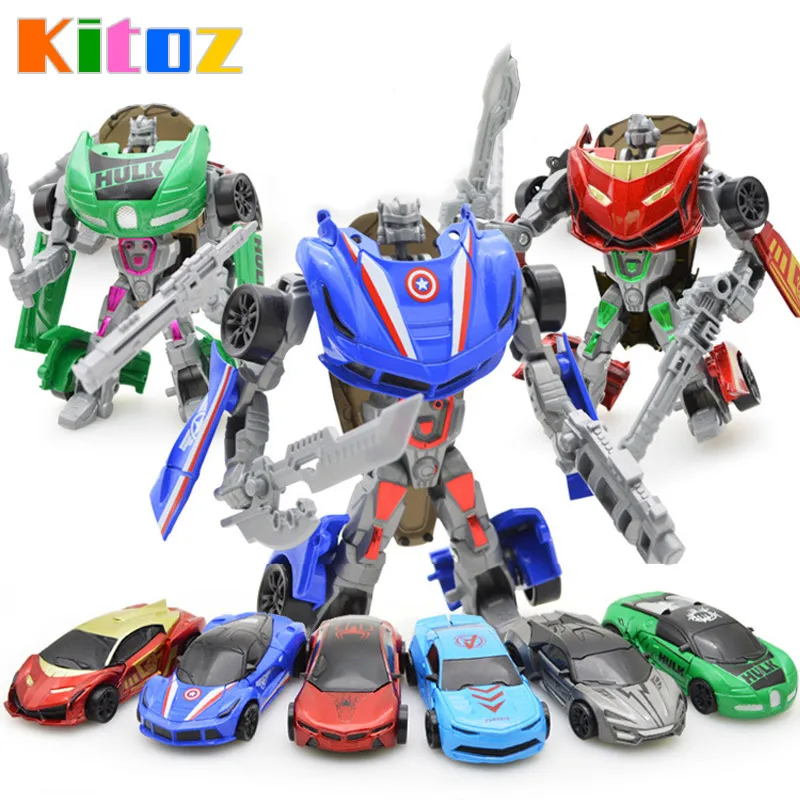 Kitoz 1:43 Averger Hero трансформирует литье под давлением сплава автомобиля Масштаб