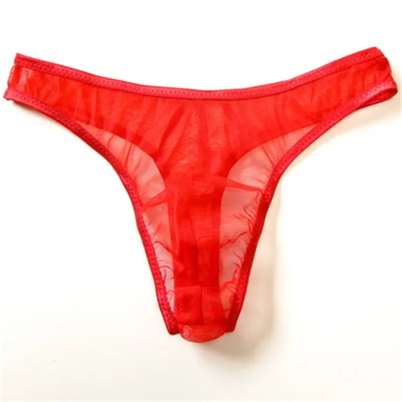 

Male Sexy Bikini G-strings Swim Thongs Beach Sunbath Bottoms Low Rise Mens Transparent Mesh Exotoc Panties Tanga Underwear