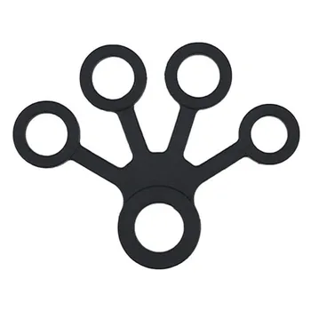 

10pcs Finger Stretcher Strengthener Silicone Hand Exercise Resistance Bands Training Exercise SMN88