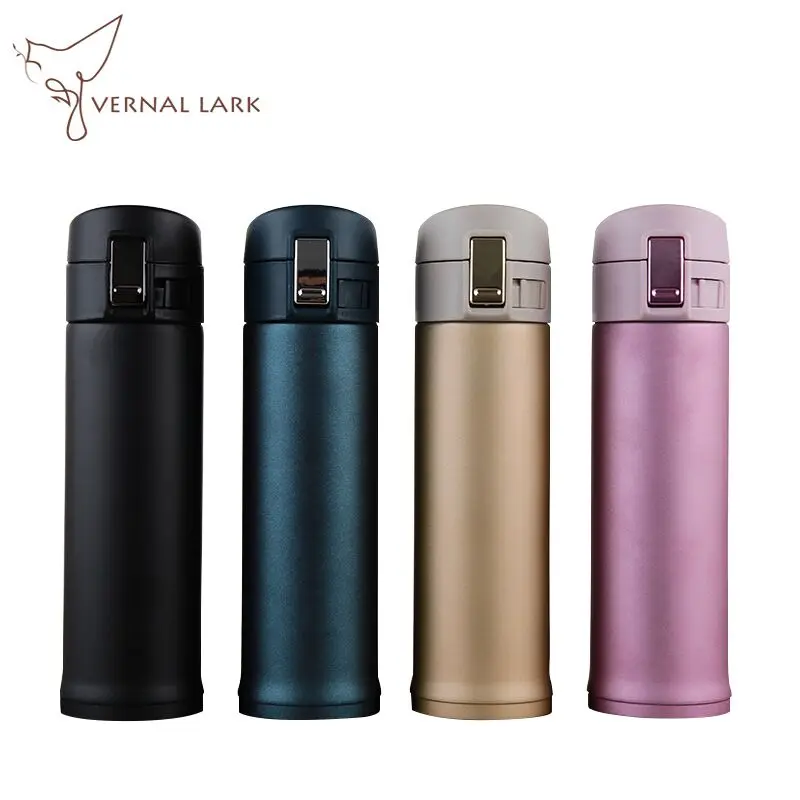 Buy 350ml/500ml Portable Safety Lock Cap Thermos