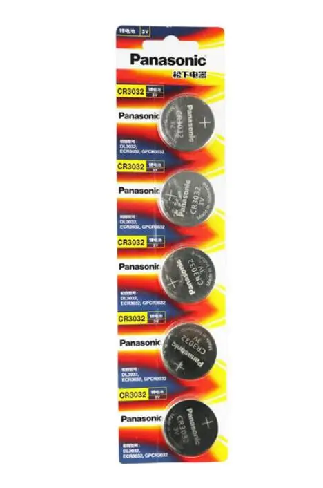 

100pcs/lot New Original Battery For Panasonic CR3032 3V Lithium Car Key Remote Control Electric Alarm Cell Button Coin Batteries