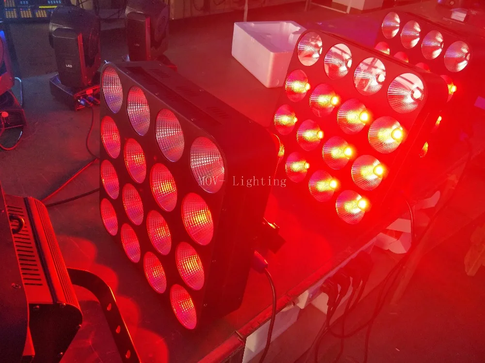 4 шт. китайский DJ светильник 16x30 Вт RGB цветная матрица светодиодный сценический ing