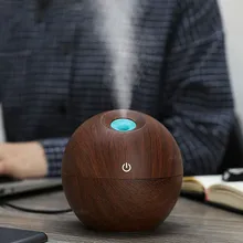 

130ml USB Aroma Essential Oil Diffuser Ultrasonic Mist Humidifier Air Purifier 7 Color Change LED Night light for Office Home