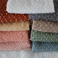 150*100cm Newborn Photography Backdrop Popcorn Fabric Baby Posing Dots Fabric Photography Blanket Newborn Photo Prop 1