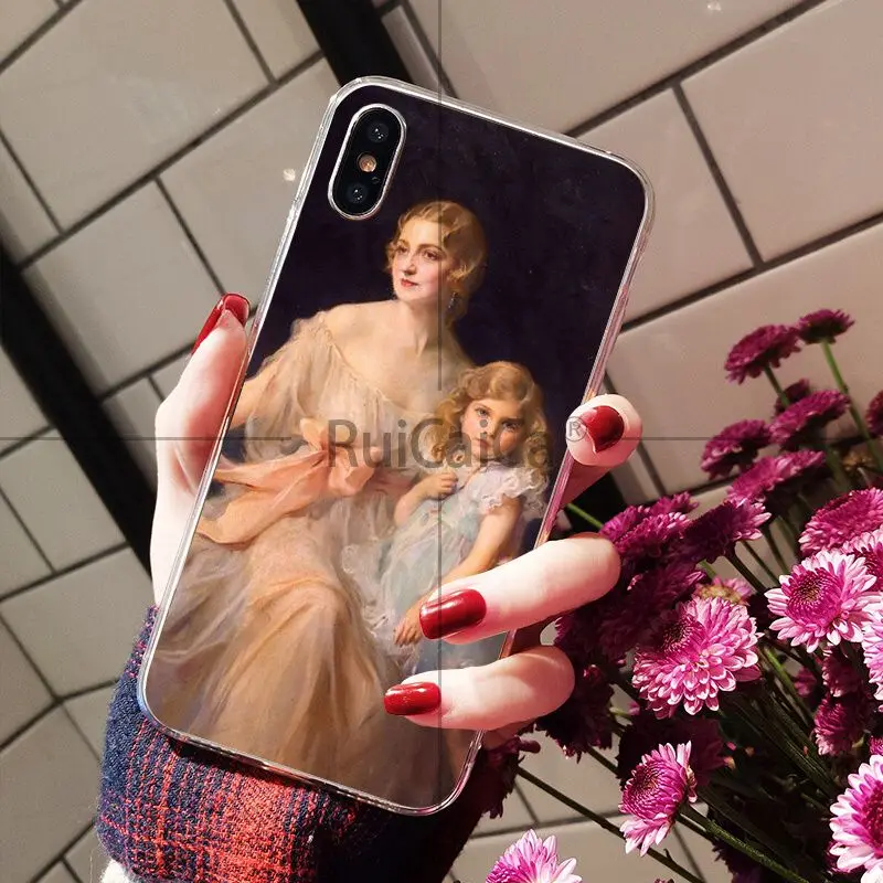 Ruicaica бумажный дизайн принцесса прозрачный мягкий чехол для телефона Apple iPhone 8 7 6 6S