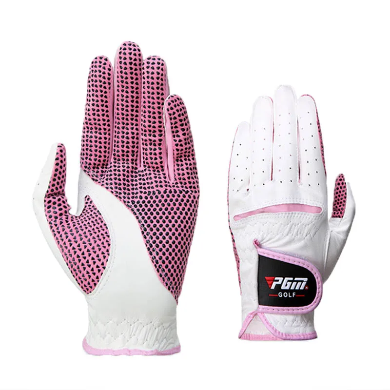 High Quality Cabretta Breathable Anti-slipping Golf Gloves for Women Outdoor Sports Golf Training Aids Hand Protect Mittens High Quality Cabretta Breathable Anti-slipping Golf Gloves for Women Outdoor Sports Golf Training Aids Hand Protect Mittens
