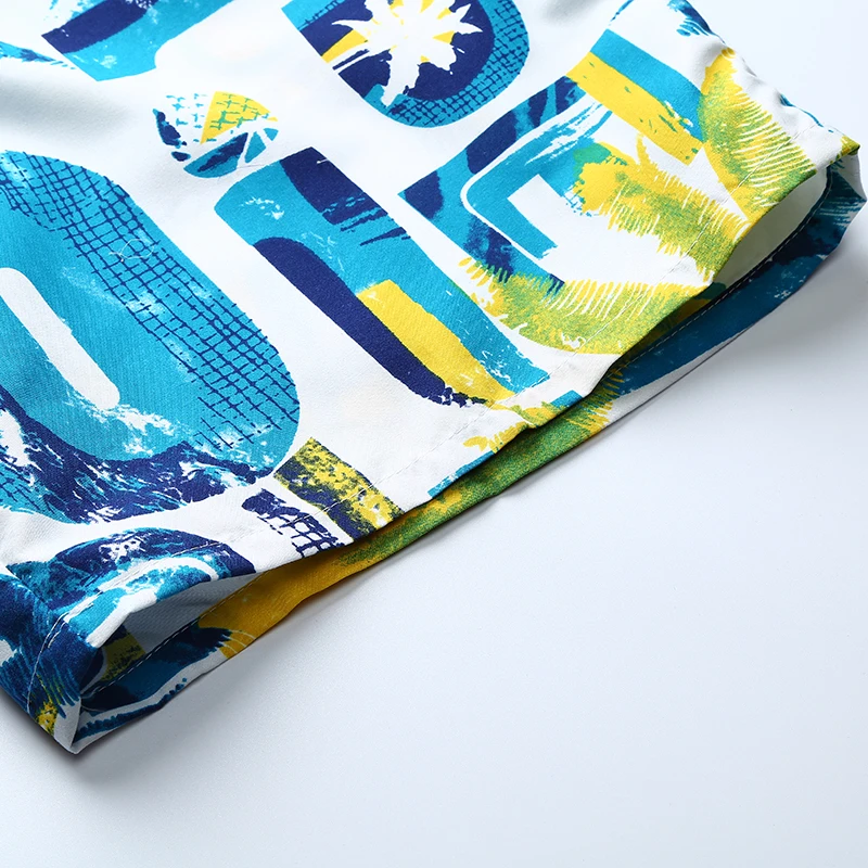Новинка 2019 г. летняя одежда мужская печатных кокосовое пляжные шорты трусы плавки свободные тонкая панель Шорты