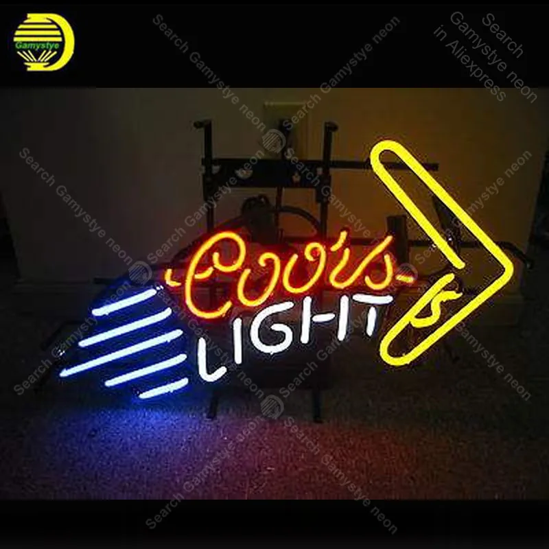 Неоновая вывеска для coors light boomerang неоновые лампы лампа стеклянная трубка декор
