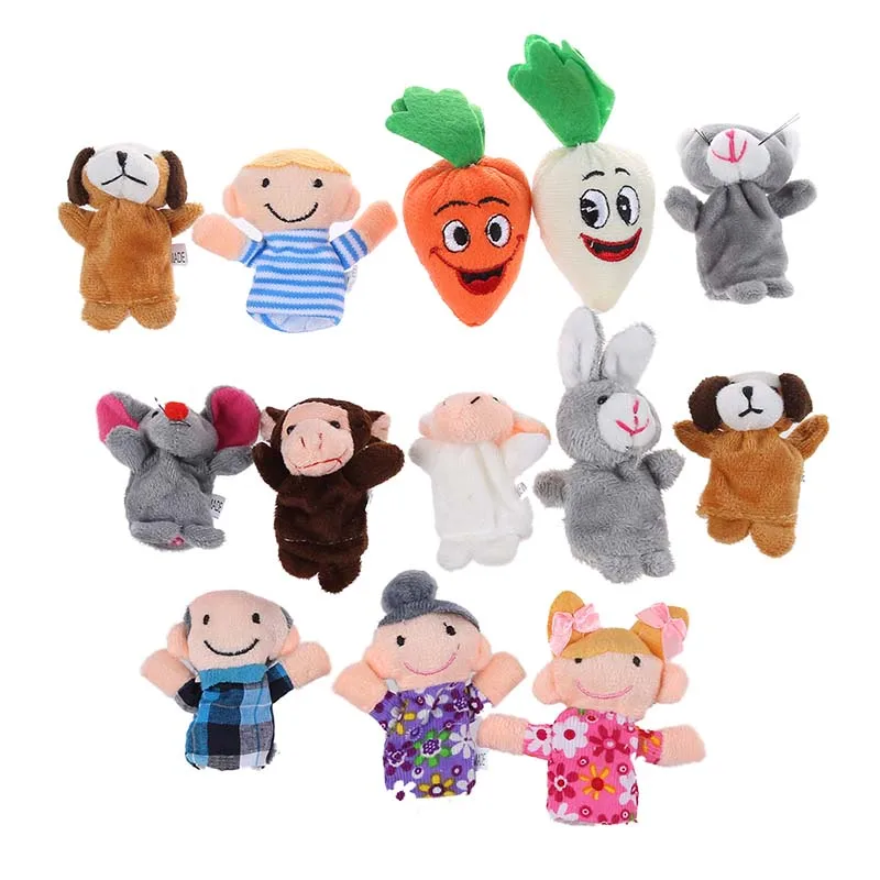 Baby Kids Educational toy Finger Puppet plush toys boy girl Baby Kids Educational toy Finger Puppet plush toys boy girl