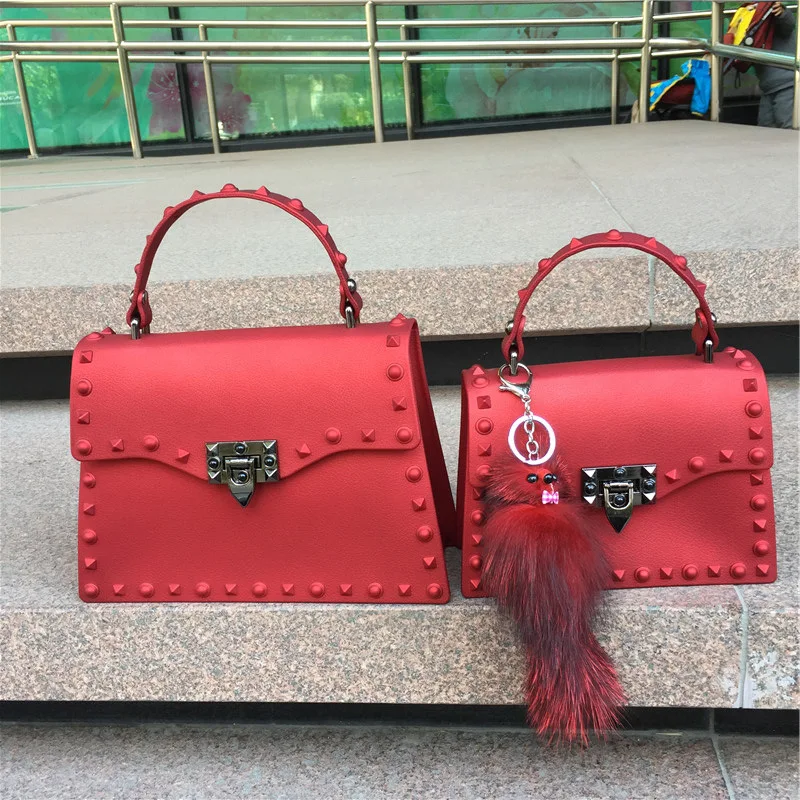 

2018 Brand Women Messenger Bags Luxury Handbags Women Bags Designer Jelly Bag Fashion Shoulder Bag Women PVC Leather Handbags
