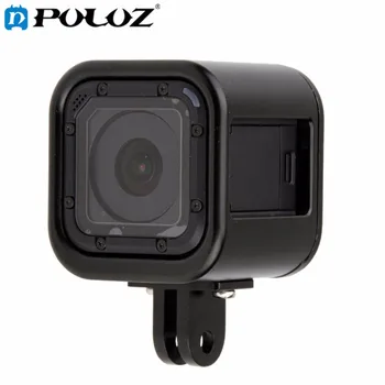 

For GoPro Accessories Housing Shell Case CNC Aluminum Alloy Protective Cage with Insurance Back Cover for GoPro HERO4 Session
