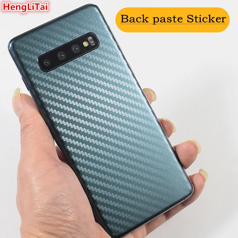 

3D Carbon Fiber Film Wrap Skin Cellphone back paste Protective Sticker For Samsung Galaxy S10/S10Plus/S10E/S8Plus/S9Plus/Note 9