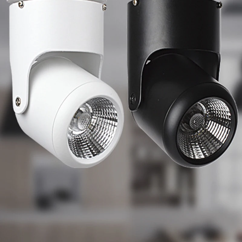 

LED Downlights Surface Mounted Downlight LED Lighting Spot light Ceiling Lamp COB 5W 7W 12W 15W 20W Angle-adjustable Ac85-265V