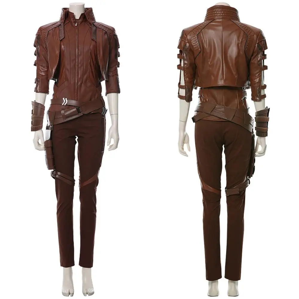 

Avengers Endgame Daughter of Thanos Nebula Cosplay Costume Adult Unisex Leather Outfit Full Sets for Halloween Carnival Party