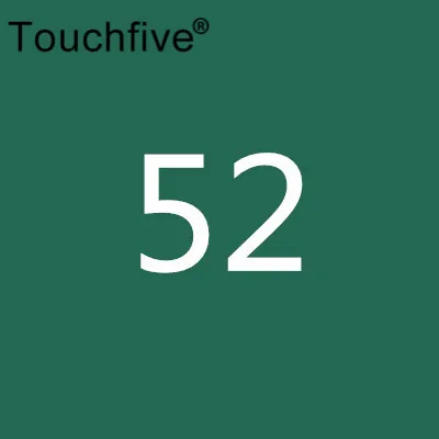 TOUCHFIVE дополнительные цвета соответствующие художественные маркеры кисти ручки для эскиза на спиртовой основе маркеры двойная голова манга Рисование ручки художественные принадлежности - Цвет: 52