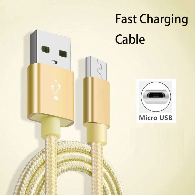 

0.2M 1M 2M Micro USB Sync & Fast Charger Cable for ZTE Axon mini Axon Pro Blade X5 / Blade A510 Data Sync Charging Cable