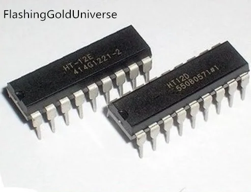 

20PCS HT12D and 20PCS HT12E DIP18 New original