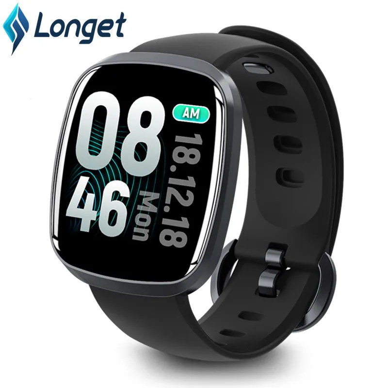

Longet GT103 smart watches watch IP68 Waterproof Heart rate & Blood pressure measure call reminder , message reminde Smartwatch
