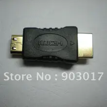 Конвертер HDMI Штекерный штекер к штекерному разъему 30 шт./партия
