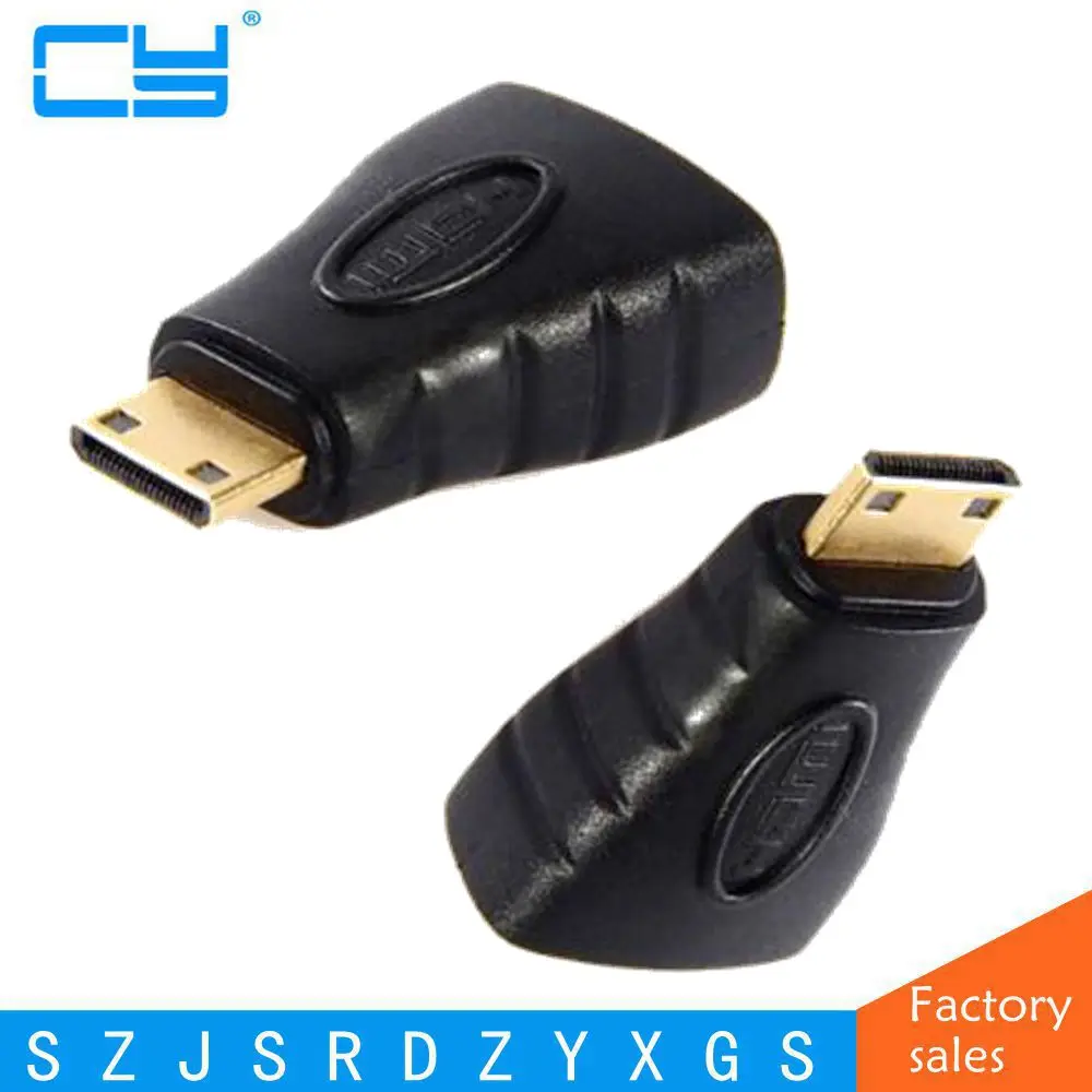 

Mini HDMI Male to HDMI Female Adapter M/F Adaptor Connector for HDTV Camera MP4 MP5 Tablet