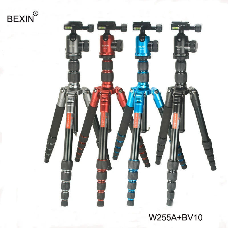 

BEXIN Camera Accessories Colorful Aluminum Alloy Professional Lightweight Portable Camera tripod For Slr Camera
