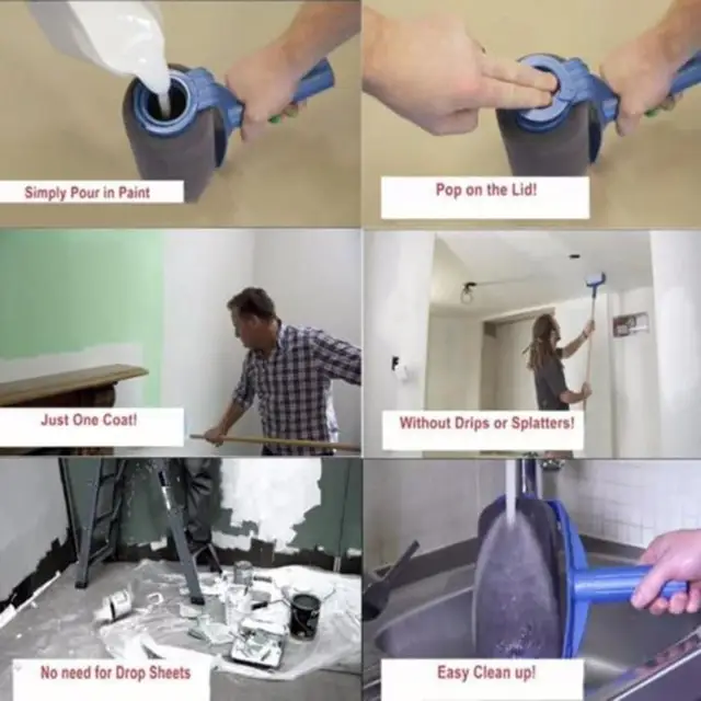 2 3 5 8 9 sztuk Paint Runner Pro Roller Brush szczotka uchwyt Office Room malowanie ścian dom ogród narzędzie zestaw do Wall Dropshipping tanie tanio 2 3 5 8 9 sztuk Paint Runner Pro Roller Brush szczotka uchwyt Office Room malowanie ścian dom ogród narzędzie zestaw do Wall Dropshipping tanie tanio