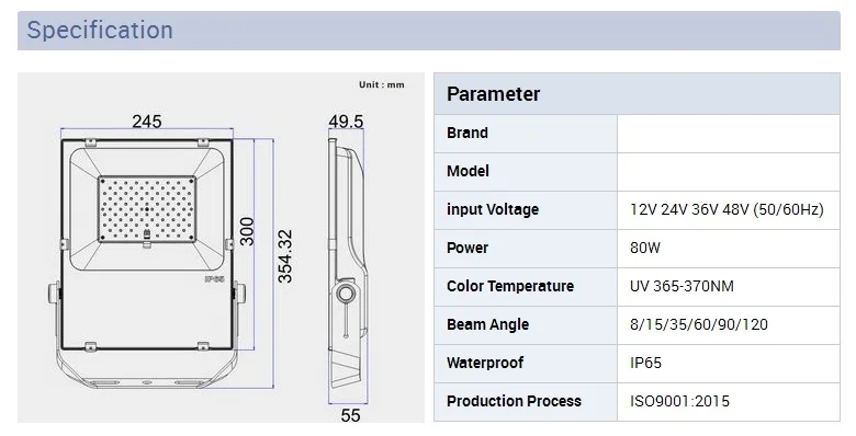 [Seven Neon] 12 V-24 V 90-260 V 150 W 395NM Led УФ для сушки гель-лака лампа ультрафиолетовые лучи стерилизатор чернила стекло печать клей свет