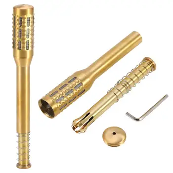 

Big Brass Moxa Roll Burner Moxibustion Therapy Massage Stick Meridian Acupuncture Stimulation Body Massager Moxa Roller Stick