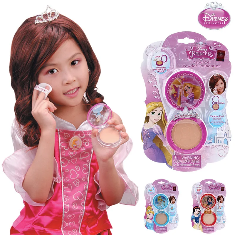 

Disney frozen Children's Makeup Powder Nontoxic Princess pretend play Toys Girl Show Cosmetics Baby Makeup Gifts For Kids
