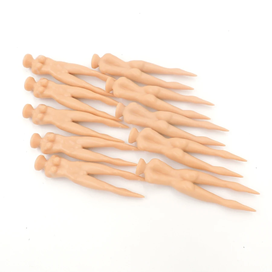 

10PCS Golf Tees 78mm Novelty Joke Nude Lady Golf Tee Plastic Practice Training Golfer Tees new brand