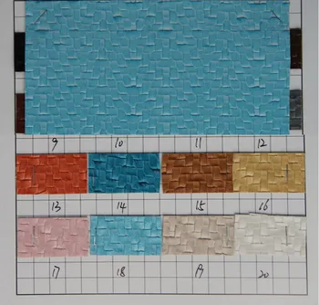 

New high-quality weave pattern PVC faux leather for Sporting goods, luggage, gloves, shoes, belts, harnesses, furniture