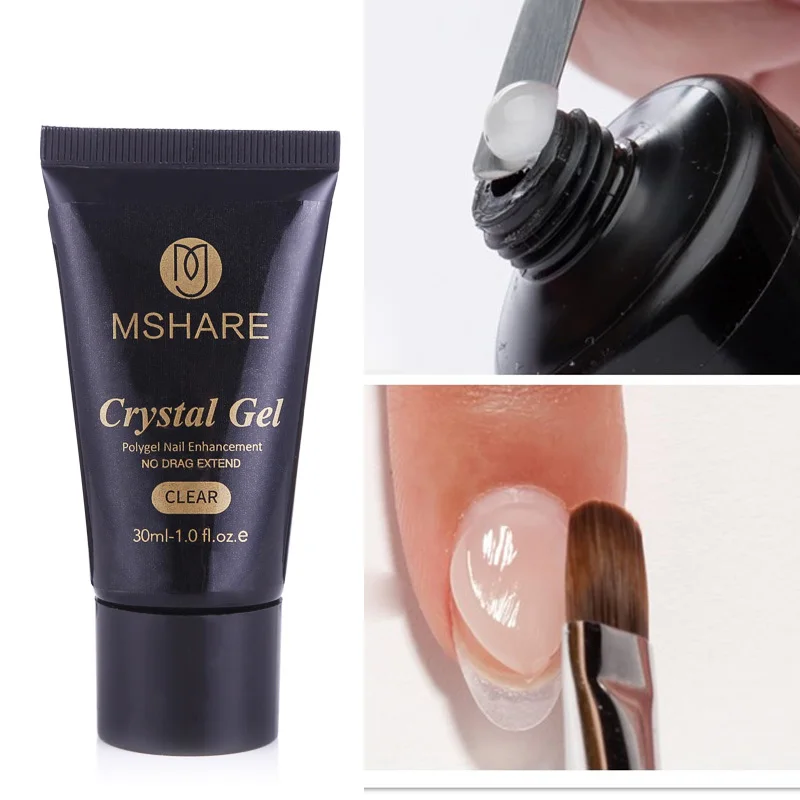 

MSHARE 30ml Polygel Acryl Poly Gel UV Gel Builder Polish Tool Acrylic Tips Nails Extended Nails Gel