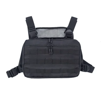 

Fashion Chest Rig Tactical Shoulder Bags Hip Hop Streetwear Tactical Chest Bag West Functional Waist Packs Waistcoat