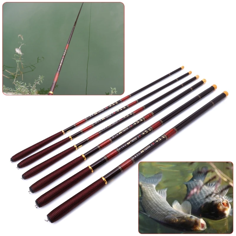 

Fishing Rod 2.7-7.2m Pole High Carbon Fiber Ultra Light Telescopic Carp Current Summer Fishing