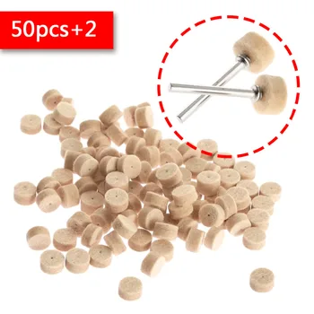 

Dremel Accessories 50pcs Polishing Wheel Polishing Tools Wool Felt Metal Surface Buffing Polishing Wheel for Rotary Tool
