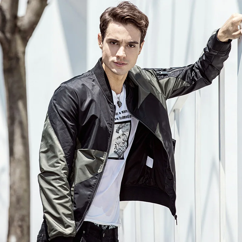 New Fashion Trend Flight Jacket Brand Jacket Men Clothes