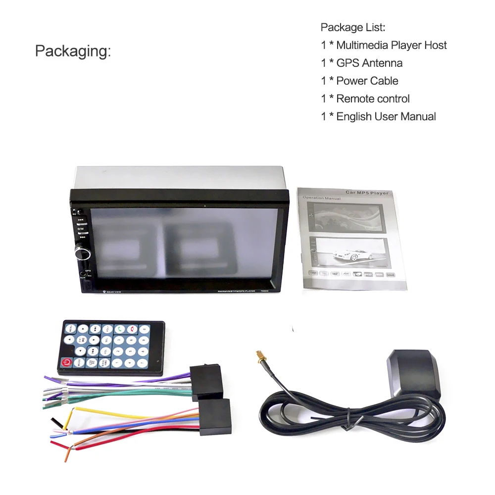 Discount 7020G Car MP5 Player 7" Touch Screen In Dash Bluetooth Car Stereo Radio MP5 Player Support FM USB SD Aux Rear View Camera Input 4 Discount 7020G Car MP5 Player 7" Touch Screen In Dash Bluetooth Car Stereo Radio MP5 Player Support FM USB SD Aux Rear View Camera Input 4