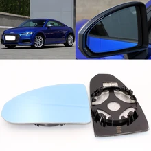 Для Audi TT большое видение голубое зеркало с антибликовым покрытием Автомобильное зеркало заднего вида Отопление модифицированный широкоугольный светоотражающий объектив заднего вида