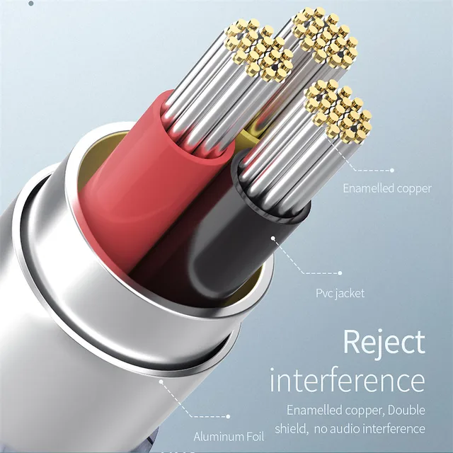 Cable de haut-parleur Aux pour voiture – Image 4