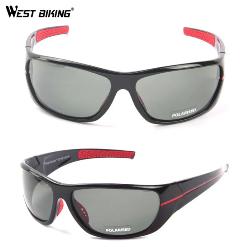 WEST BIKING поляризованные велосипедные очки мужские спортивные велосипедные очки велосипедные солнцезащитные очки MTB велосипедные очки линзы Поляризационные очки
