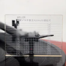 Профессиональный LP виниловый измерительный рычаг VTA баланс и азимут VTA Регулировка линейки поворотные аксессуары