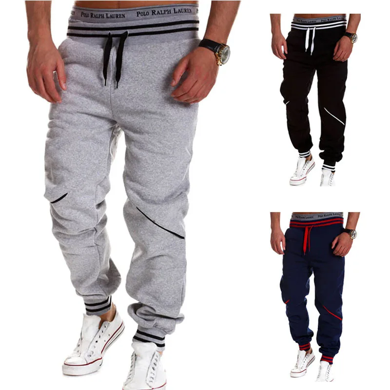 

New 2019 winter wei pants cross border hot style of men s fleece pants leisure loose male quantities large size model