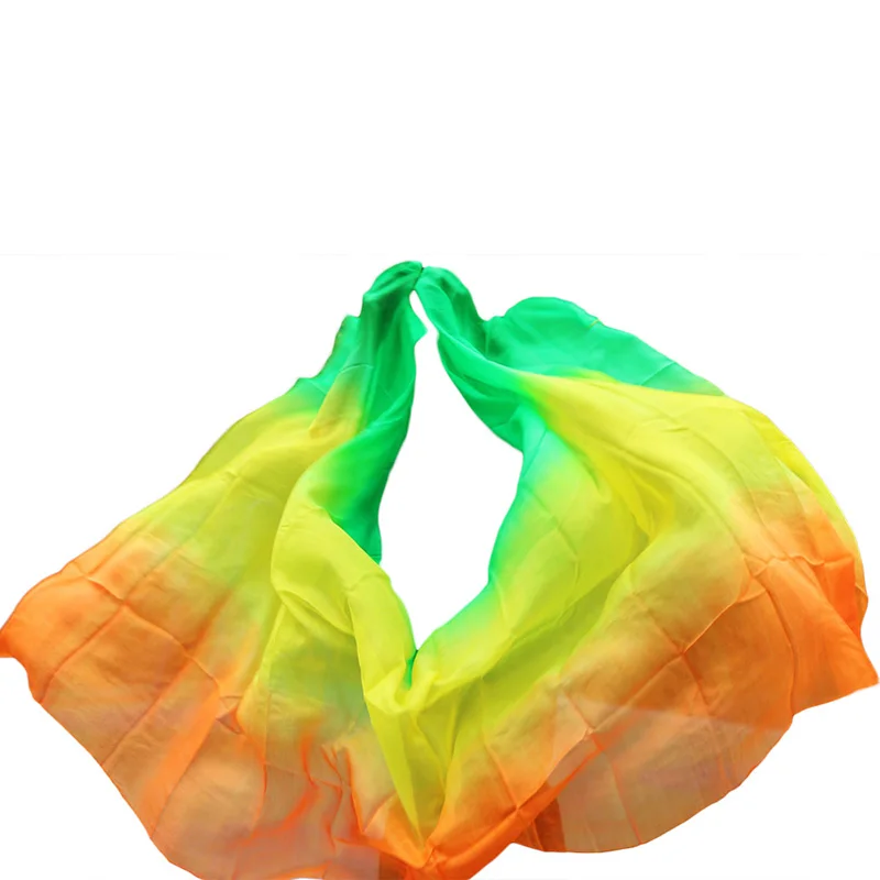Шелковая вуаль для танца живота, шаль, шарф, аксессуары для занятий танцами, вуаль для выступлений,, размер и цвет могут быть настроены