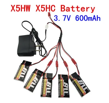 

SYMA X5HC X5HW RC remote control aircraft to upgrade the battery 600mah 3.7V and charger