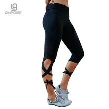 2017 Summer New Fashion Women Sporting Leggings Fitness Workout Women Leggins Stretch Breathable Tie Pants Elastic Ladies Pants
