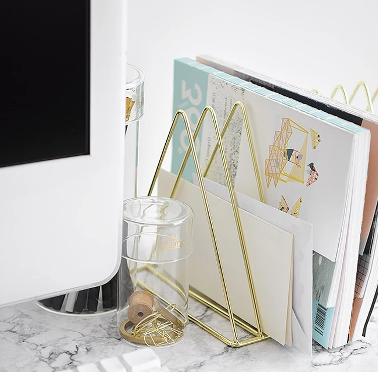 Nordic-Home-Office-Organiser-Book-Holder-Desk-Metal-Storage-Stand-Shelf-Table-Decoration-Accessories-Rack-Organisation-Rose-Gold