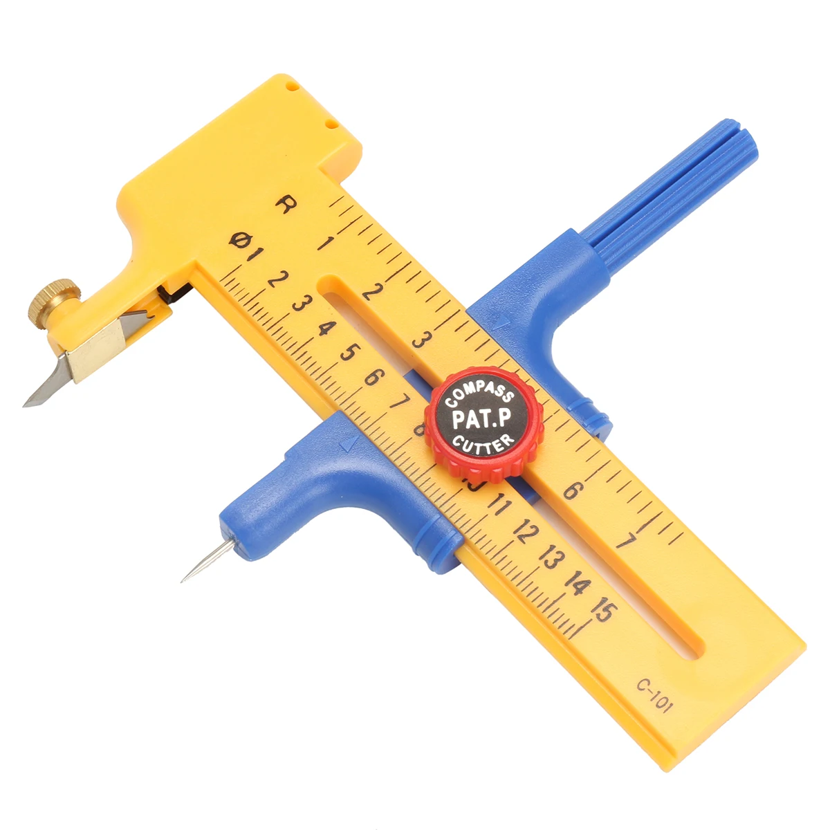 Compas s Circle Cutter Round Cutting Knife Adjustable 10 150mm Rubber