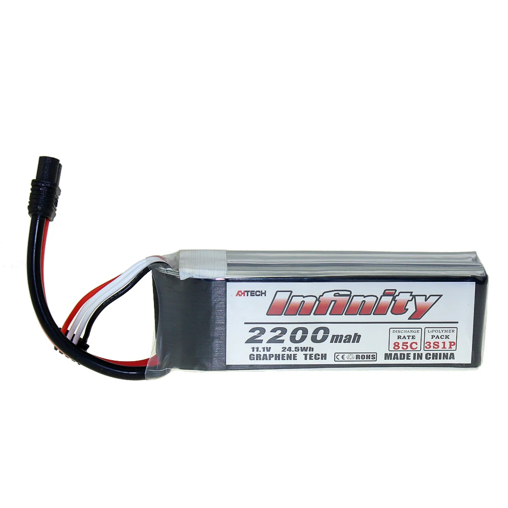 Cena Nieskończoność 2200mAh 3S 45C 85C 11.1V LiPo akumulator SY60 XT60 wtyczki dla RC FPV multicoptera Model Drone
