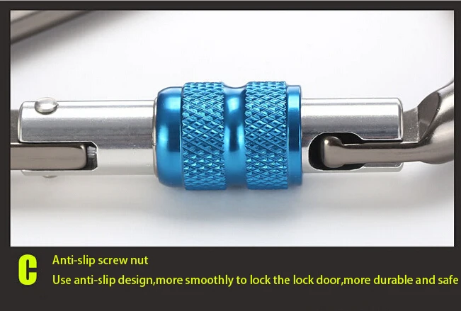 XINDA 22KN грушевидный резьбовой Основной замок альпинизм карабин Quickdraw быстросъемная Пряжка скалолазание оборудование