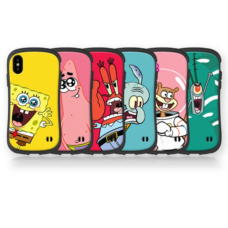 

Q UNCLE Mobile Phone Case For iPhone 6 6S 7 8 Plus Case Soft TPU Back Cover Cool Grip For iPhone X XR XS MAX Cover